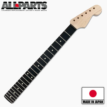 Replacement Neck for Strat with Ebony Fingerboard, No Finish