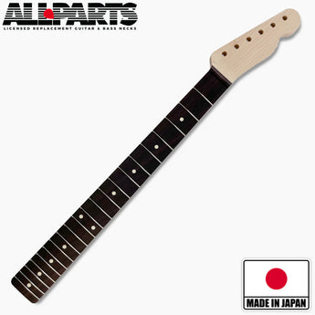 Replacement Rosewood Wide Nut Neck for Tele, No Finish, 21 Frets
