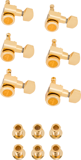 Fender Locking Stratocaster®/Telecaster® Tuning Machine Set, Gold