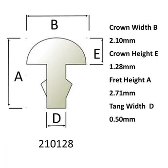 Sintoms Fret Wire 2.1mm wide
