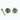 Oversized Strap Buttons, Chrome