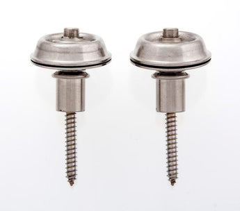 Dunlop Flush Mount Strap Lock Set, Nickel