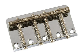 Vintage Style Bass Bridge with Threaded Rod Saddles