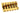 Economy Heavy-Duty 6-String Bass Bridge, Gold
