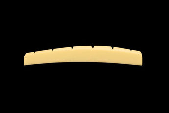 Unbleached Bone Nut with Curved Bottom for Fender