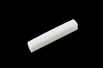 Bone Nut for Acoustic Guitar, Slotted, 43 x 5 x 9 mm