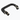 Leather Replacement Handle with Buckles for Guitar Case, In-line Mountings
