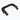 Leather Replacement Handle with Buckles for Guitar Case, In-line Mountings