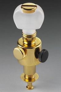 Schaller sealed D-tuner banjo pegs set of 2 w pearloid knobs
