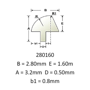 Zero Fret 280160 With Tang