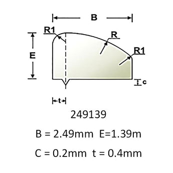 Zero Fret 249139 No Tang
