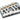 Schaller 3D 6 String Roller Guitar Bridge