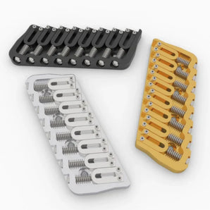 Hipshot Multi-Scale Fixed Guitar Bridge, 8 String