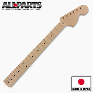 Large Headstock Neck for Stratocaster, Solid Maple, No Finish