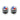 Allparts Metal Dome Knob with Texas Flag  fits split shaft pots