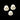 Knobs for J Bass, Set of 3, fits USA Solid Shaft Pots