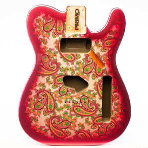 Primo® Replacement Tele® Body - Pink Paisley