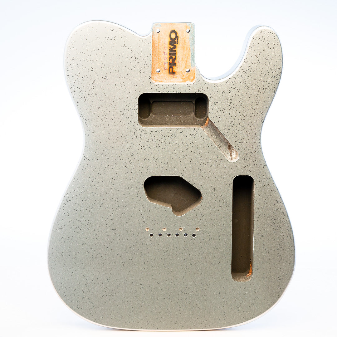 Tele Pattern Silver Primo® Replacement Tele® Body - Silver Sparkle | Allparts UK