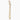 Replacement Chunky Rosewood Neck for Strat, No Finish, Back