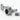 Gotoh 510 Delta Series Guitar Tuning Keys - 6-In-Line, Antique Finish, Left Handed - Antique Chrome