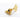 Hipshot Ultralite Hb6C Bass Key  3/8Inch Post - Clover Leaf Button - Gold