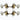 Grover U98-18 Sta-Tite geared Ukulele Keys, 18:1, scalloped buttons, Nickel
