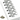 Tuning keys - 70s F style - 6-in-a-line - genuine Fender