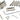 Guitar bridge / tremolo assembly  - American Vintage Stratocaster® - Chrome - Genuine Fender®