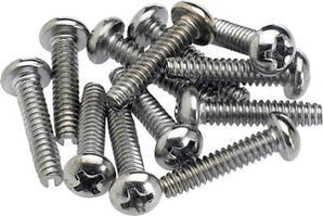 Screws - vintage pickup / selector-switch mounting - Phillips pan head #6-32 x 5/8 inch - pack of 12 - genuine Fender