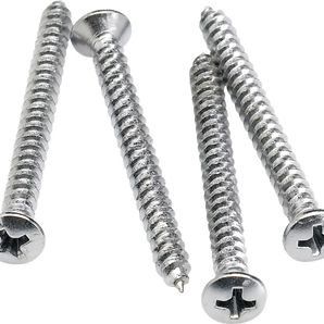 Neck Mounting Screws, #8 x 1-3/4" (44.5mm), Pack of 4 - Genuine Fender