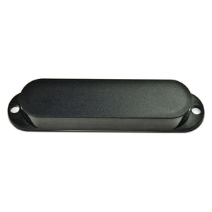 Stratocaster/Mustang Pickup No Hole Cover Black, Mojotone - Sold Singularly