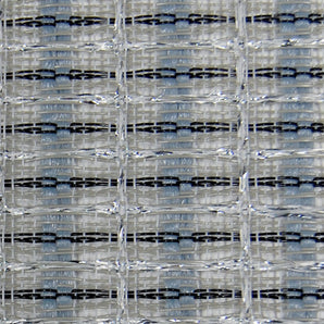 Amp grill cloth - Fender style - blue/white/silver - 36" wide (per yard)