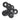 Amp washers - decorative washers - black oxide large (doz)