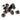 Amp nuts - T-Nuts 10/32 - for Brown/Black plastic strap handles (pack of 12)