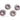 Amp feet - glides - two piece amp foot w/screws (set of 4)