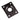 Rectangular Jackplate for Guitar, Black