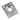 Rectangular Jackplate for Guitar, Chrome