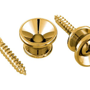 Allparts Strap Buttons with Screws (BULK PACK OF 30 - GOLD)