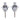 Economy Strap Lock System, Chrome