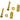 Gotoh Barrel String Guides for Guitar, Gold