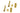 Gotoh Barrel String Guides for Guitar, Gold