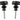 Dunlop Dual Design Strap Locks, Cosmo Black