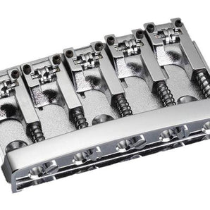 Schaller 5-string Bass Bridge with Rollers and Adjustable String Spacing