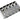 Adjustable 5-String Bass Bridge, Chrome