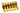 Economy Heavy-Duty 6-String Bass Bridge, Gold