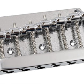 Economy Heavy-Duty 6-String Bass Bridge, Chrome