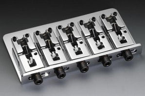 Schaller 5-string bass bridge steel w adjustable spacing