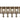 Vintage Style Saddles for Strat Bridge, Aged Finish