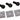 Blocks for Floyd Rose or Schaller Locking Nuts, Chrome