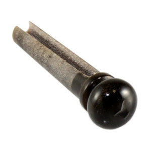 Water Buffalo Horn Bridge Pin Set with End Pin